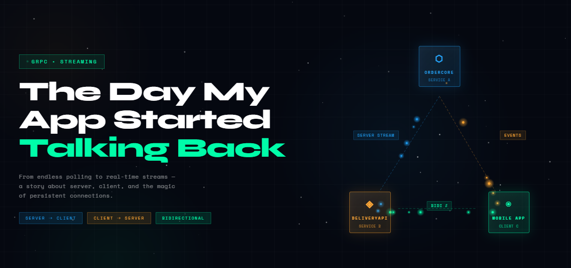 The Bridge That Never Breaks — gRPC Streaming in a Hybrid Offline World